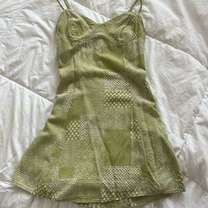 light green dress - pacsun